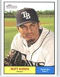 2010 Topps Heritage #435 Matt Garza - Tampa Bay Rays (Short Print) (Baseball Cards)