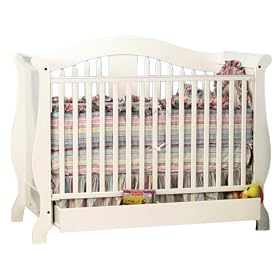 Stork Craft Aspen Stages Crib With Drawer