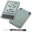Protective Slim Flexible Durable Silicone Cover Case Skin For Kindle Wireless Reading Device, Wi-Fi, 6" Display Latest Generation + includes a Determination Hand Strap