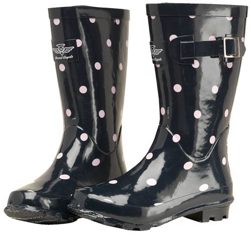Board Angels Girls Polka Dot Welly