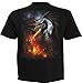 Spiral - Mens - DRAGON LAVA - T-Shirt Black - XXL