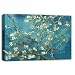 VAN GOGH BLOSSOMING ALMOND TREE FLORAL CANVAS ART MOUNTED READY TO HANG 30 X 20 INCH by CANVAS INTERIORS