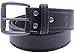 Wolverine Men's Black Smooth Belt With Gunmetal Roller Buckle Belt, Black,38
