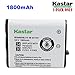 Kastar HHR-P511 / HHR-P402 Battery, Type 24 &Type 30 NI-MH Rechargeable Cordless Telephone Battery 3.6V 1800mAh, Replacement for Panasonic HHR-P511, HHR-P402, P-P511 (Detail Models in the Description)