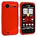 Orange Rubberized Snap-On Hard Skin Case Cover for HTC Droid Incredible 2 6350 New By Electromaster