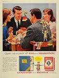 1956 Ad Congress Bicycle Playing Cards Poker Rider Back - Original Print Ad