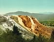 Jupiter Terrace, Yellowstone National Park, ca. 1902 - 16" x 20" - Fine-Art Gicle Photographic Print of an Image from the Library of Congress Collection