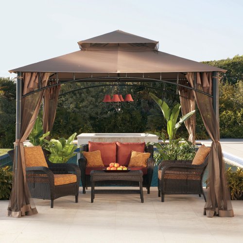 Outdoor Patio Madaga 4-pc. Wicker Conversation Set