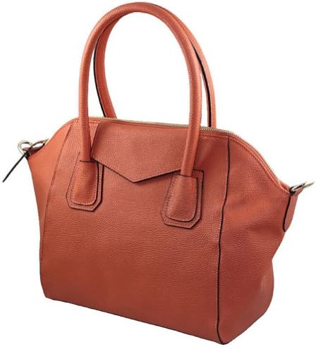 LeatherBOBO Personalized Designer Leather Laptop Office Tote Briefcase Satchel Tote Bag Leather Handbag Purse Orange