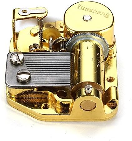 DIY 18 note Music Box Movement Screws Key Castle In The Sky