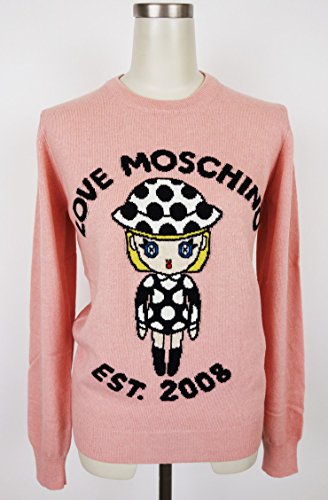 (ラブ・モスキーノ)LOVE MOSCHINO 女の子柄ニット