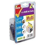 Inkrite Printer Ink Refill Tank 4 Col Pack Black, Cyan, Magenta, Yellow (Leopard, Robin, Owl)by Inkrite