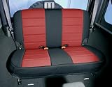 Rugged Ridge Custom Fit Seat Covers Neoprene Seat Covers- Rear Jeep Wrangler 1997 to 2002 Red