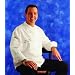 San Jamar J006 Chef-Tex Poly Cotton Corporate Chef Jacket with White Piping and Cloth Covered Button Style, 3X-Large, White