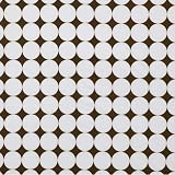 Bacati Rerverse Dots Percale Crib Fitted Sheet