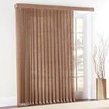 Brylane Home Vertical Blinds (BROWN,78 W 84 L)