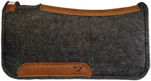 Diamond Wool Contour Felt Ranch Pad