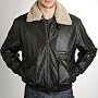 BGSD Men's Aviator Leather Bomber Jacket - Regular, Tall, Big, Big & Tall