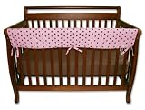 Trend-Lab Crib Wrap Rail Guard for Long Rail, Maya Dot Percale