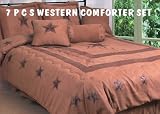 7pc Western Star Micro Fiber Comforter Set Queen Size