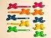 Jolie Girls By Tara Self Hinge Butterfly Hair Barrettes - 16 Pcs.