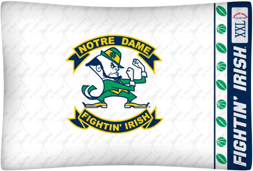 NCAA Notre Dame Fighting Irish Micro Fiber Pillow Case Logo