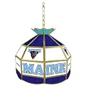 Maine University Glass Tiffany Hanging Lamp