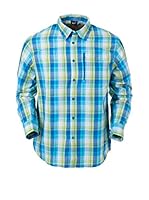 Izas Camisa Hombre Rud (Verde Claro / Azul)