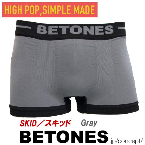 BETONES ＳＫＩＤ 06 ブリーフパンツ グレー フリーサイズ