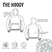 KODA Adventure Gear, Rugged Kryptek Highlander Camo, Youth Kids Hoody Sweatshirt with Thumb Hole