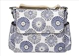 OiOi Blue Floral Disc Messenger (Blue Floral)