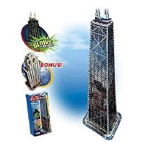 3D John Hancock Center and Bonus Tribune Tower Puzzle 586pc
