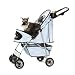 Kitchen & Housewares : Cardinal Gates GIBBYBPD-BLUE POLKA DOT Pet Stroller By Gibby