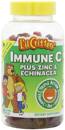 L'il Critters Immune C Plus Zinc and Echinacea Gummy Bears, 190-Count
