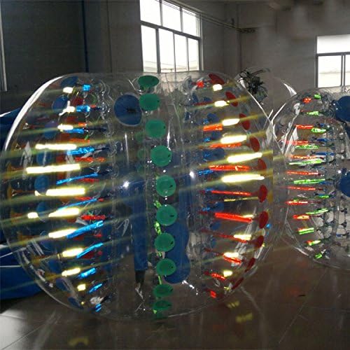 HolleywebTM Glowing Lighting Bubble Football Equipment Dia 5' (1.5m) Bubble Soccer Ball Human Inflatable Bumper Bubble Balls