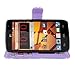 Cellularvilla Wallet Case For ZTE Speed N9130 (Boost Mobile) Pu Leather Wallet Card Flip Open Pocket Case Cover Pouch (Purple Glitter)