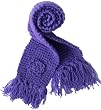 Handmade Lightweight Scarf in Plum (100% Hand-knitted)