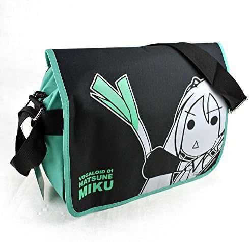 Leozaly Unisex Cosplay Gintama One Piece Vocaloid Single Shoulder Backpack Diagonal Bags #26 (VOCALOID)