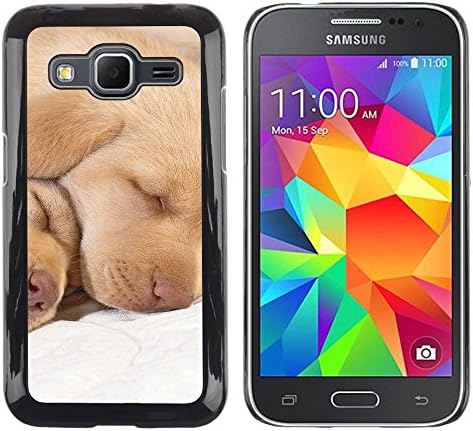LASTONE PHONE CASE / Slim Protector Hard Shell Cover Case for Samsung Galaxy Core Prime SM-G360 / Labrador Retriever Lab Puppy Sleeping