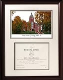 Georgia Tech Yellow Jackets Framed Scholar Diploma Frame with Lithograph