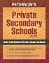 Private Secondary Schools 2008 (Private Secondary Schools)