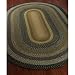 Safavieh Braided Collection BRD308A Multicolor Braided Cotton Oval Area Rug, 5 Feet by 8 Feet Oval (5 Feet x 8 Feet Oval)
