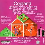 Aaron Copland: Music for the Theatre, Two Ballads for Violin and Piano, Elegies for Violin and Viola, El Salon Mexico, and Appalachian Spring Suite for 13 Instruments: Performed by the Harmonie Ensemble/New York