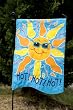 Summer Sun Bedazzled Regular Size Applique Flag
