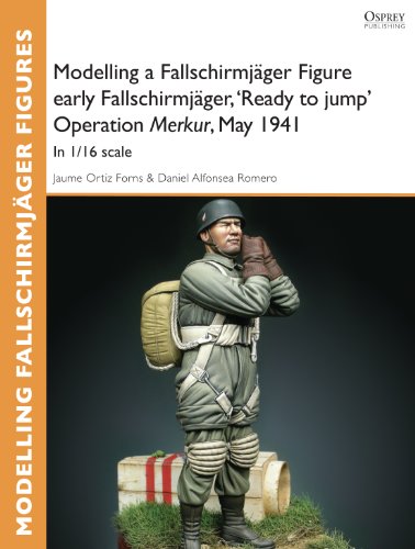 Modelling a Fallschirmjäger Figure early Fallschirmjäger, 'Ready to jump' Operation Merkur, May 1941: In 1/16 scale (Osprey Modelling Guides)