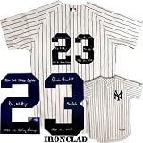 Don Mattingly Signed Jersey w/ 5 Inscriptions Inscription