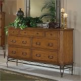 Indoor Furnitures item: Hillsdale Furniture 1710-717 - Camelot Oak Dresser