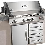 Napoleon BIPT600RBINSS-2 Natural Prestige II 37 Built-in Gas Grill - Natural Gas