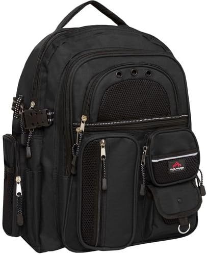 Trailmaker Men's Multipocket Classic Backpack - Black