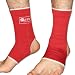 Muay Thai MMA Ankle Support Wraps (Pair) - Red